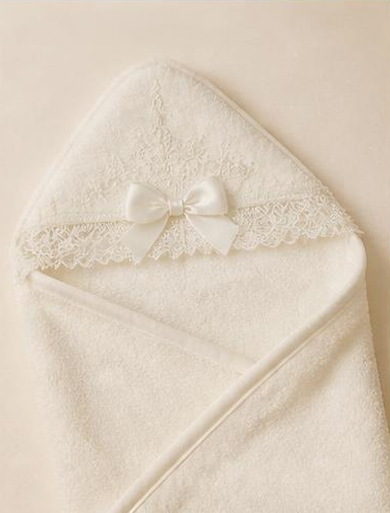 Newborn lace towel
