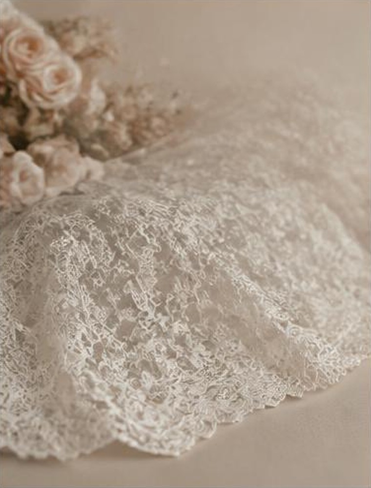 Newborn lace overlay