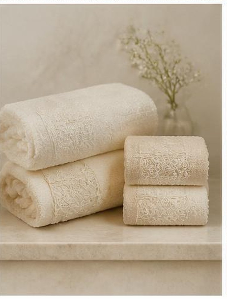 Mother and baby monogrammed towels