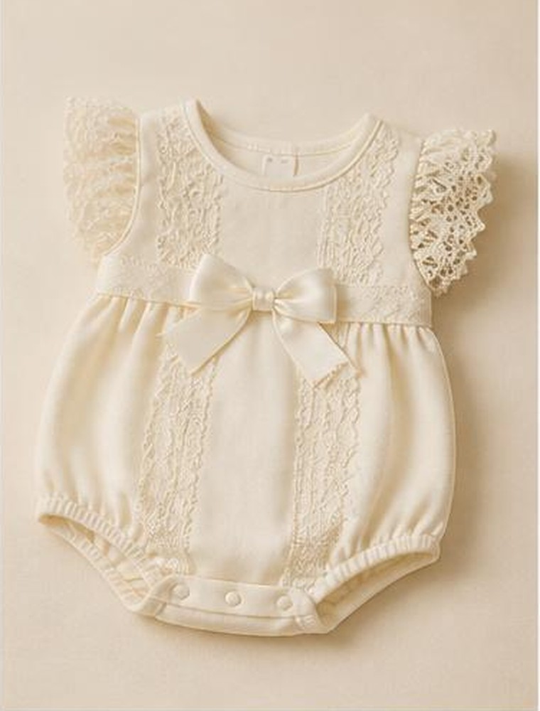 Newborn lace romper